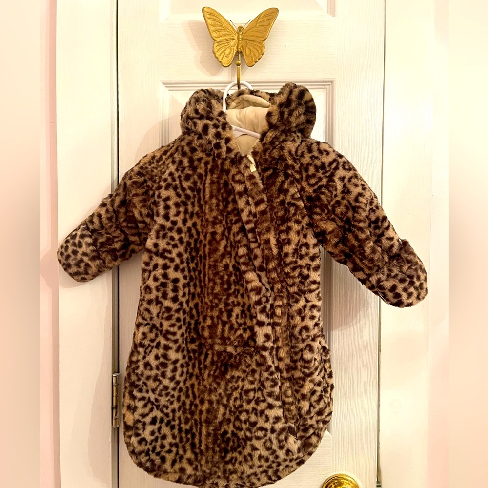 Carters 0-6M cheetah coat